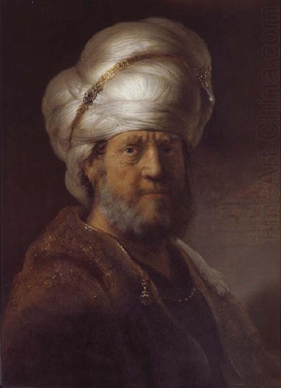 REMBRANDT Harmenszoon van Rijn An Oriental china oil painting image